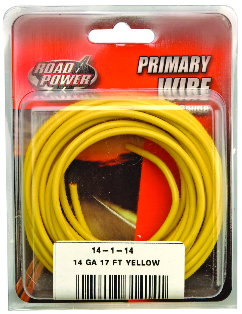 Departments 17' 14Ga Yellow Electrical Wire