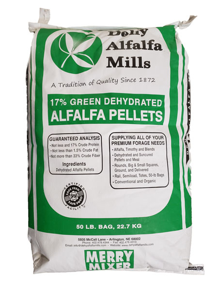 Organic Alfalfa Pellets 50#