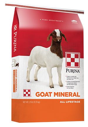 Goat Mineral 25# Purina