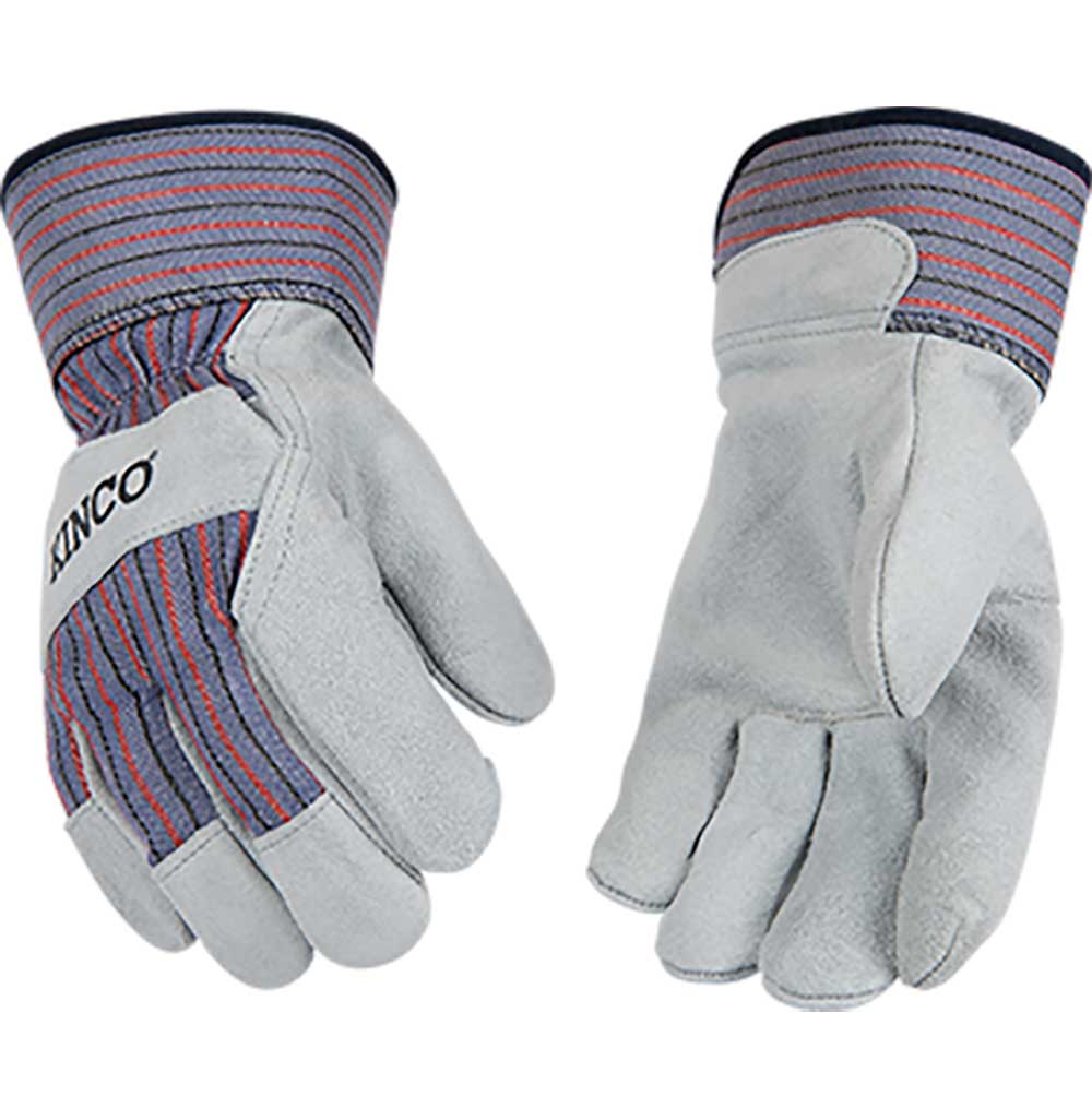 Gray Suede Cowhide Glove