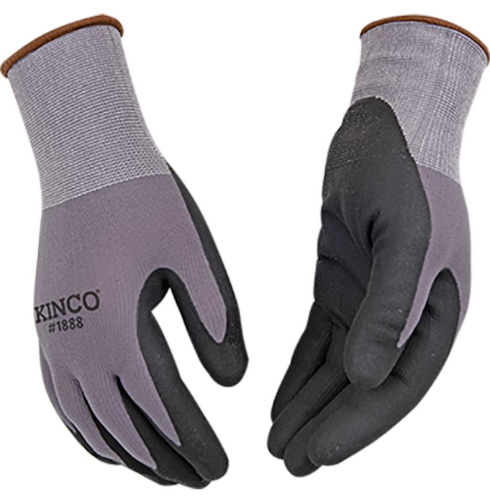 Nylon Knit & Nitrile Palm Glove