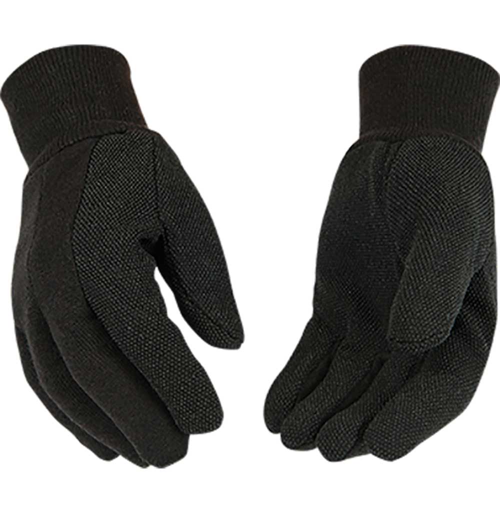 9-Oz Brown Jersey Glove w/ Dots