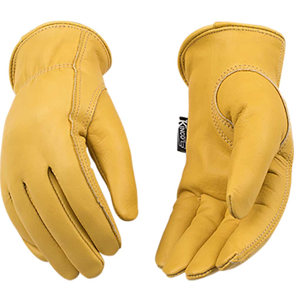 Womens Lined Grain Cowhide Glove
