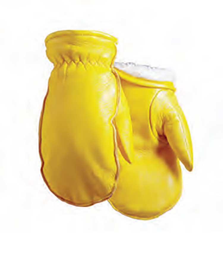 Deerskin Sherpa Lined Mitt