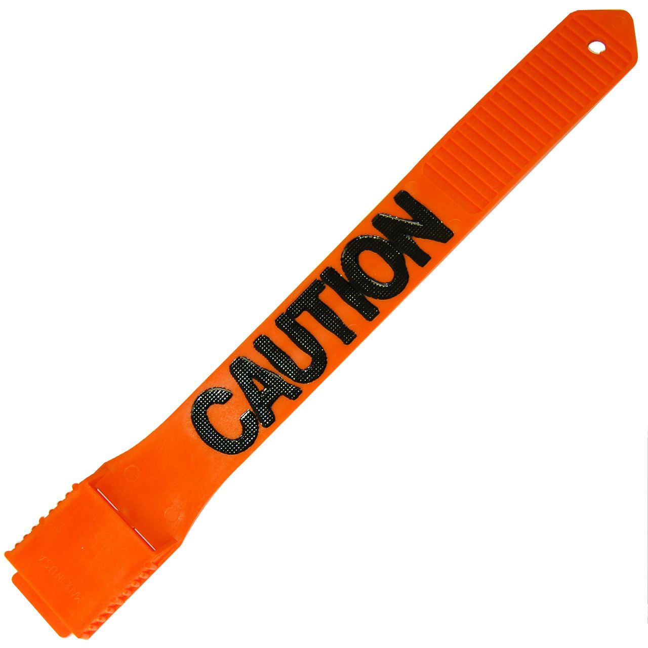 Leg Band Plastic "caution"