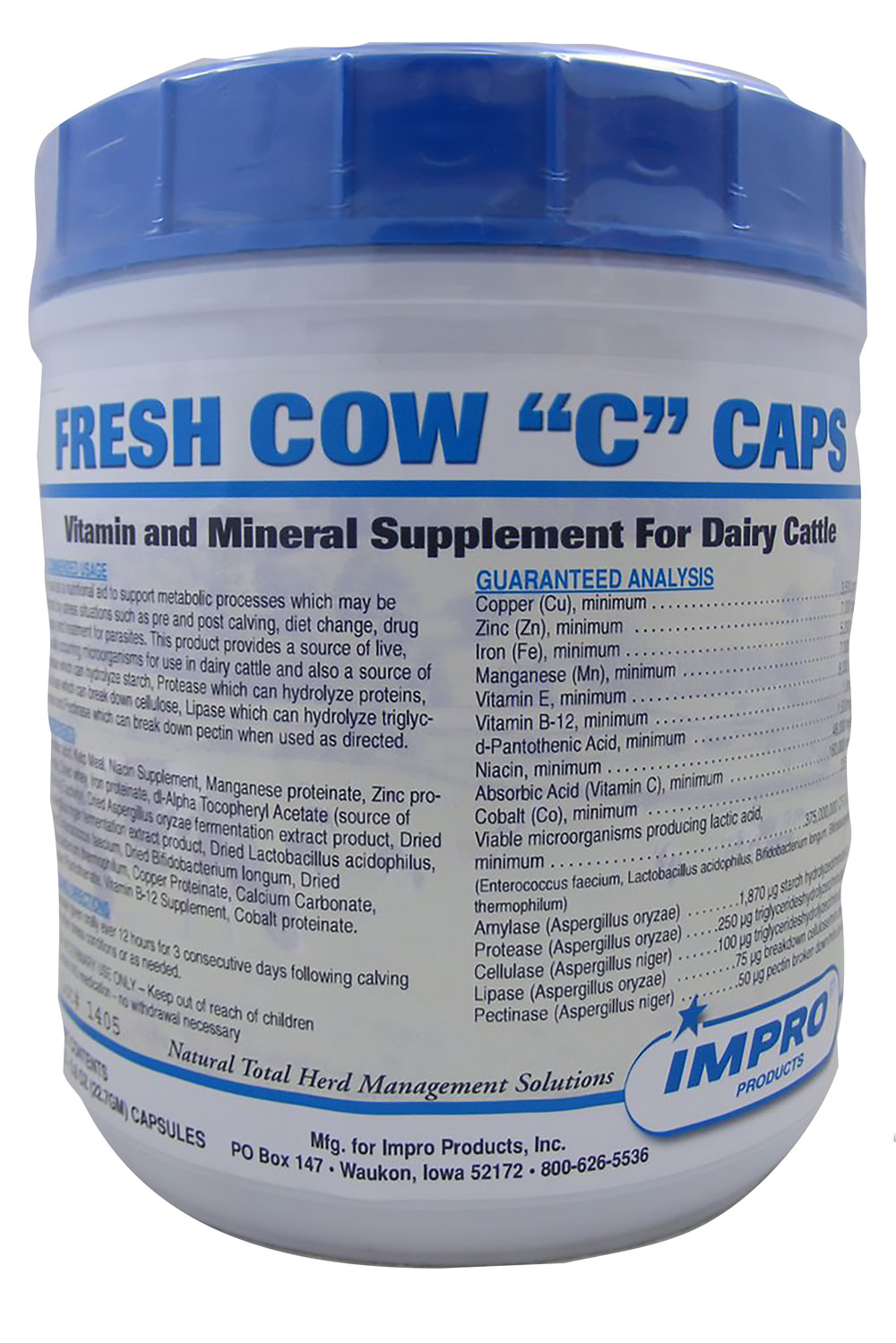 25/jar C Caps Dairy  Fresh Cow