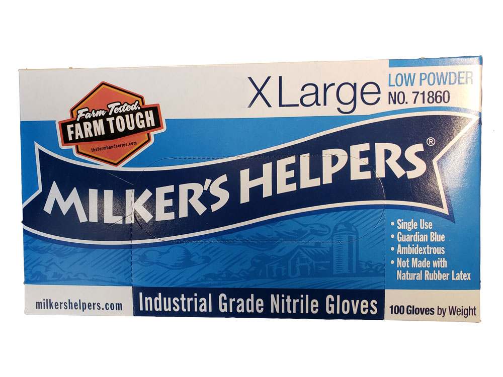Xl Black Nitrile Gloves Coburn