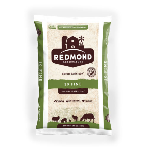 Bagged 50# Redmond #10 Tm Salt