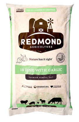 Bag W/garlic Redmond 50#