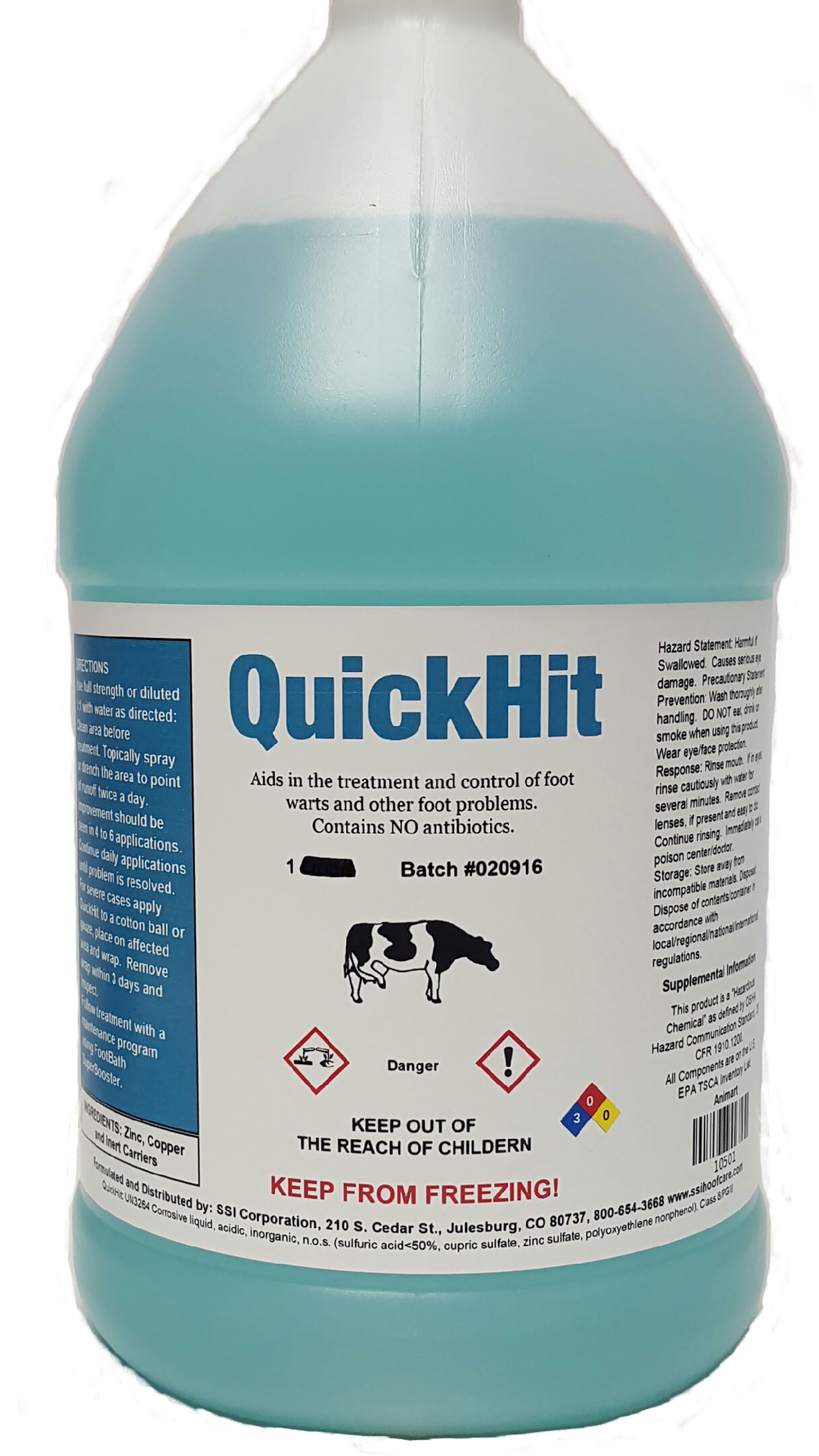 1gl QuickHit Foot Wart Spray