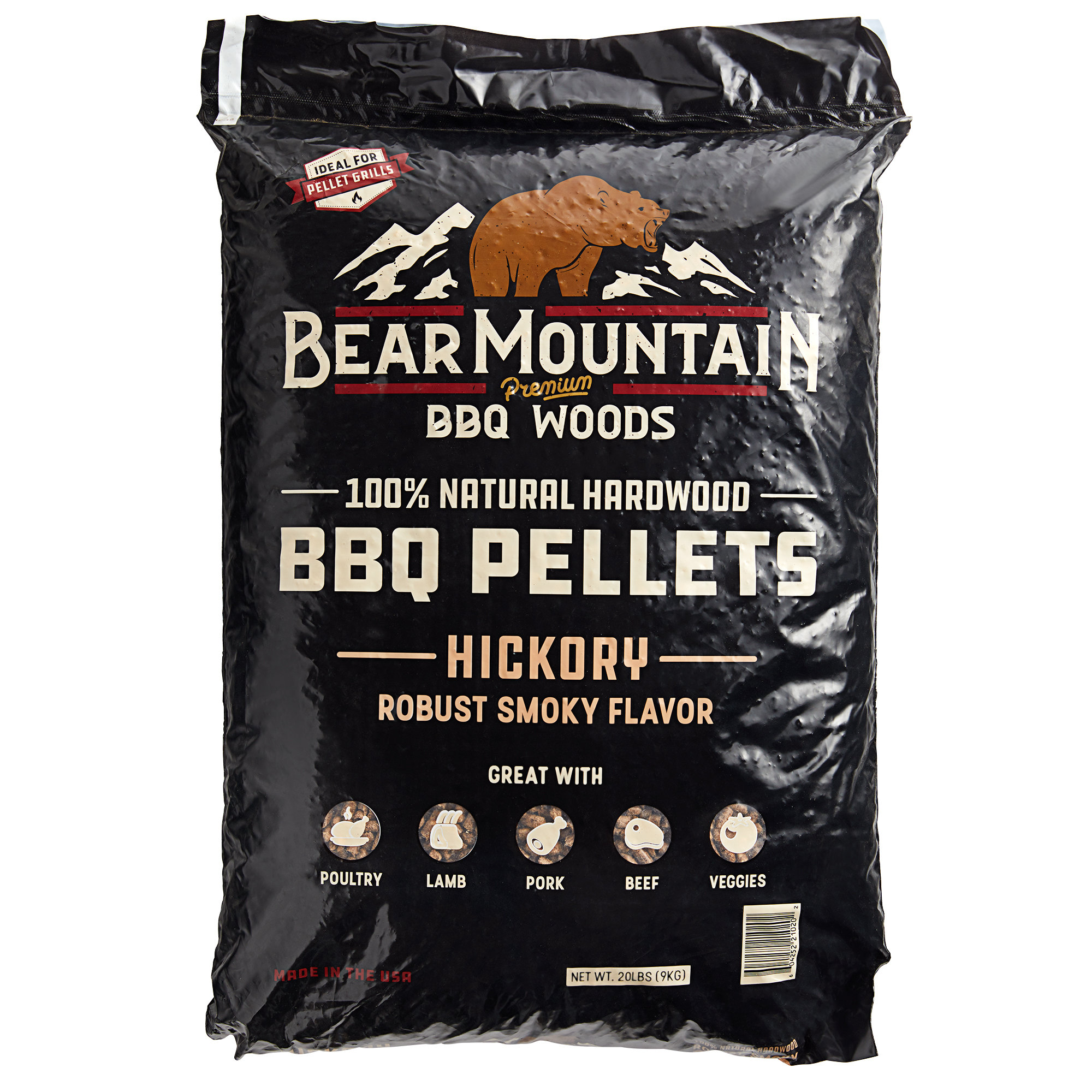 20-Lb. Hickory BBQ Pellets