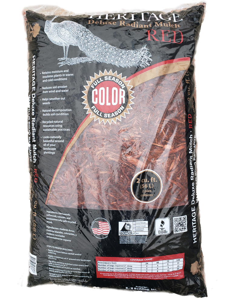 2-Cu. Ft. Red Mulch Bag