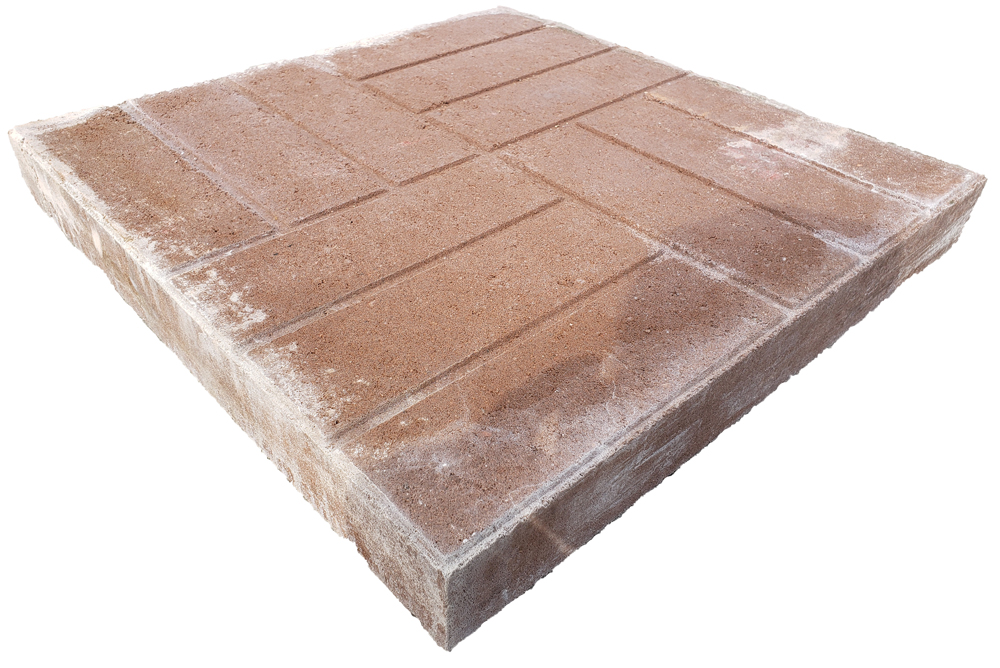 Patio Blocks 18"X18" Brickface Tan Patio Pave