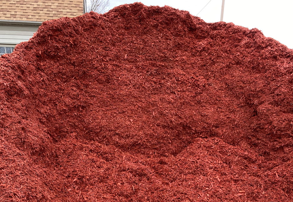 Bulk Red Mulch-.75 Cu Yd