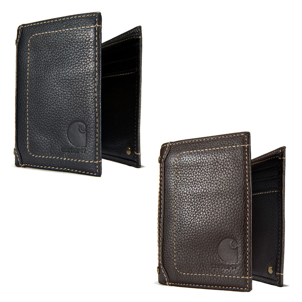 Milled Pebble Trifold Wallet