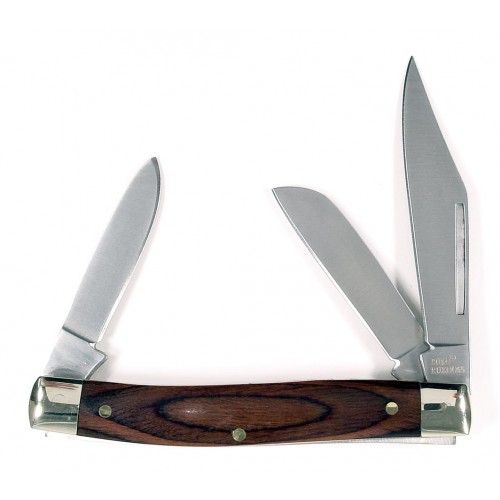 4" 3-Blade Stockman Pocket Knife