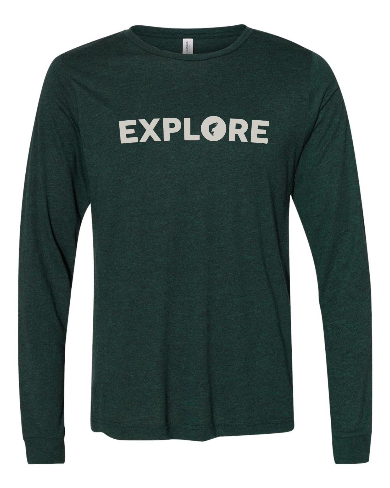 Explore LS T-Shirt - Emerald