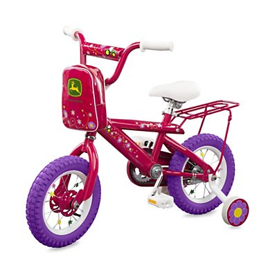 John Deere 12" Bike - Pink