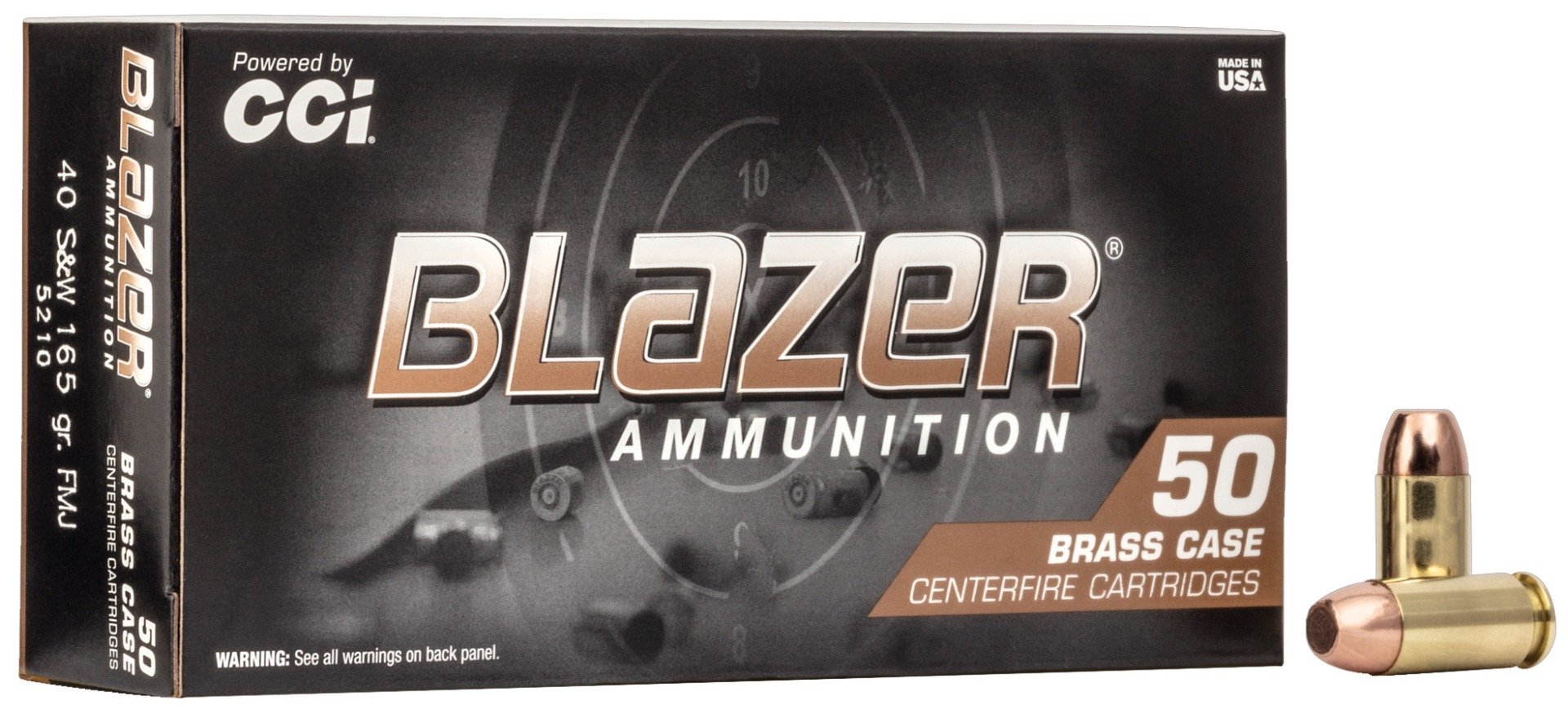 40 S&w 165gr Fmj Cci 5210 Blazer