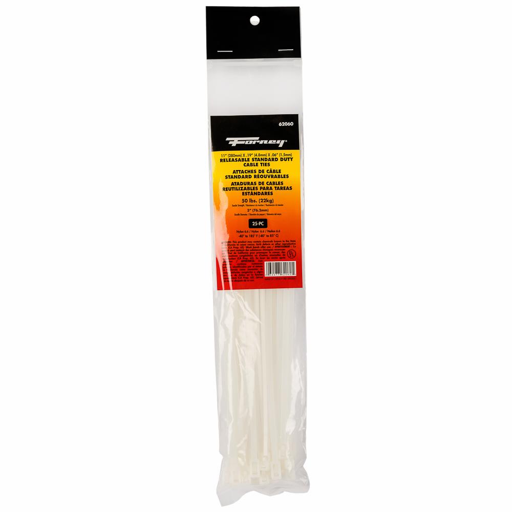 25PK 11" Nat Resea SD Cable Ties