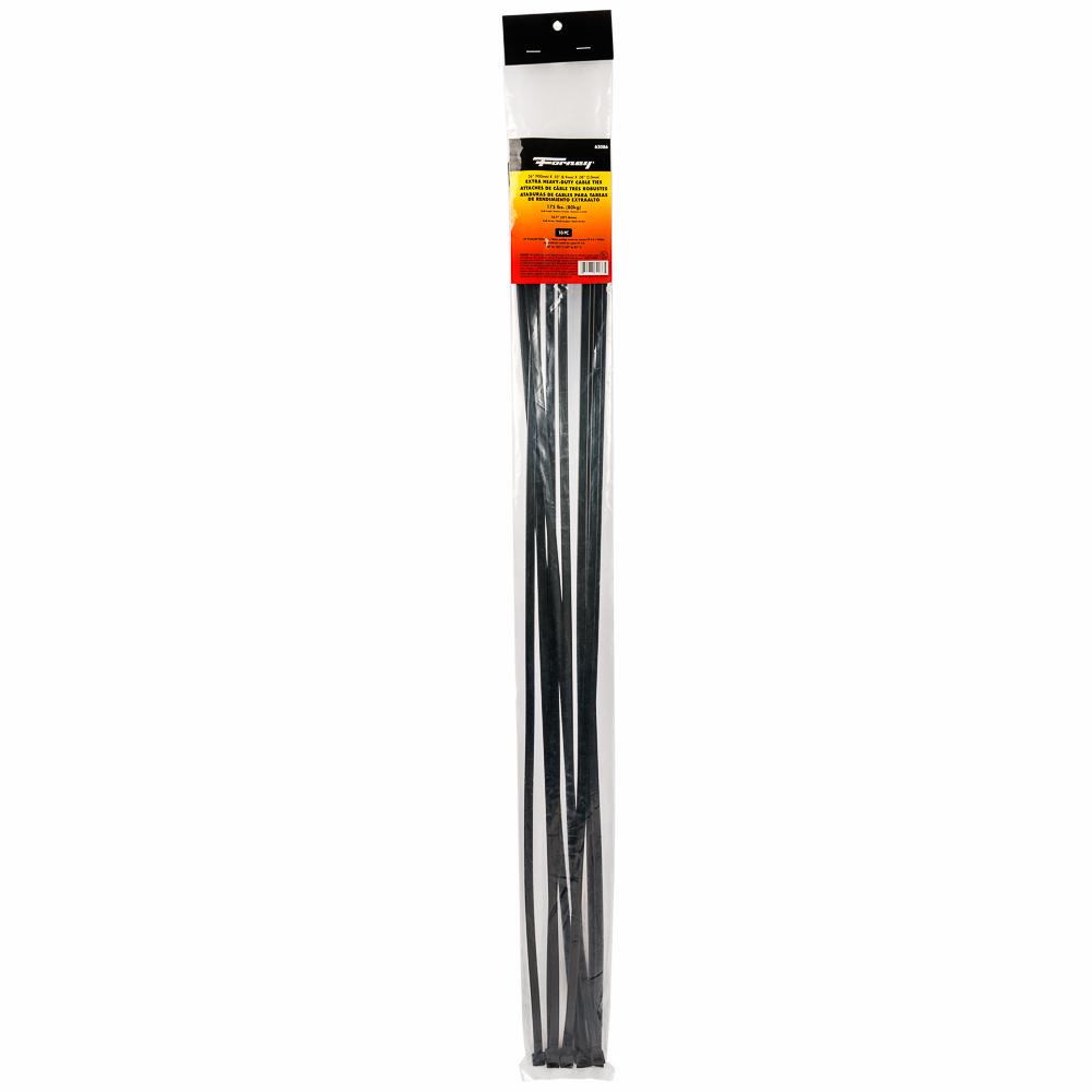 10PK 36" Black EHD Cable Ties