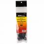 25PK 6" Blk Arrowhead Cable Ties