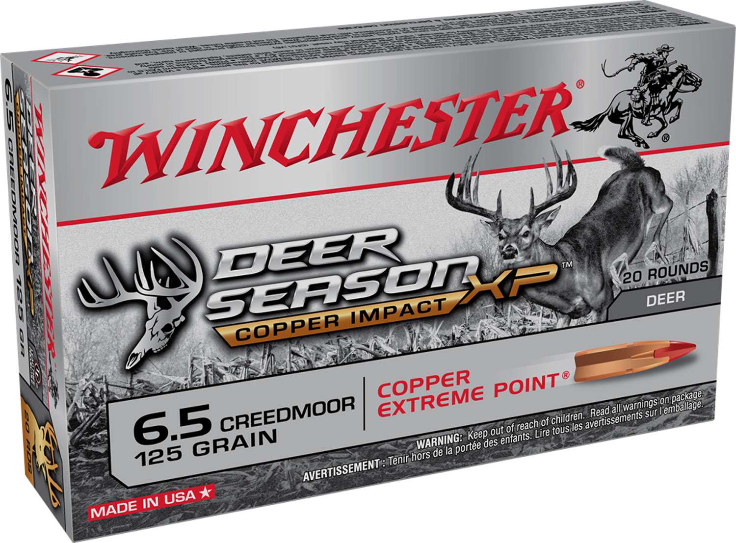 6.5 CREEDMOOR 125gr COPPER WIN