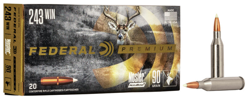 Fed .243 90 Grain