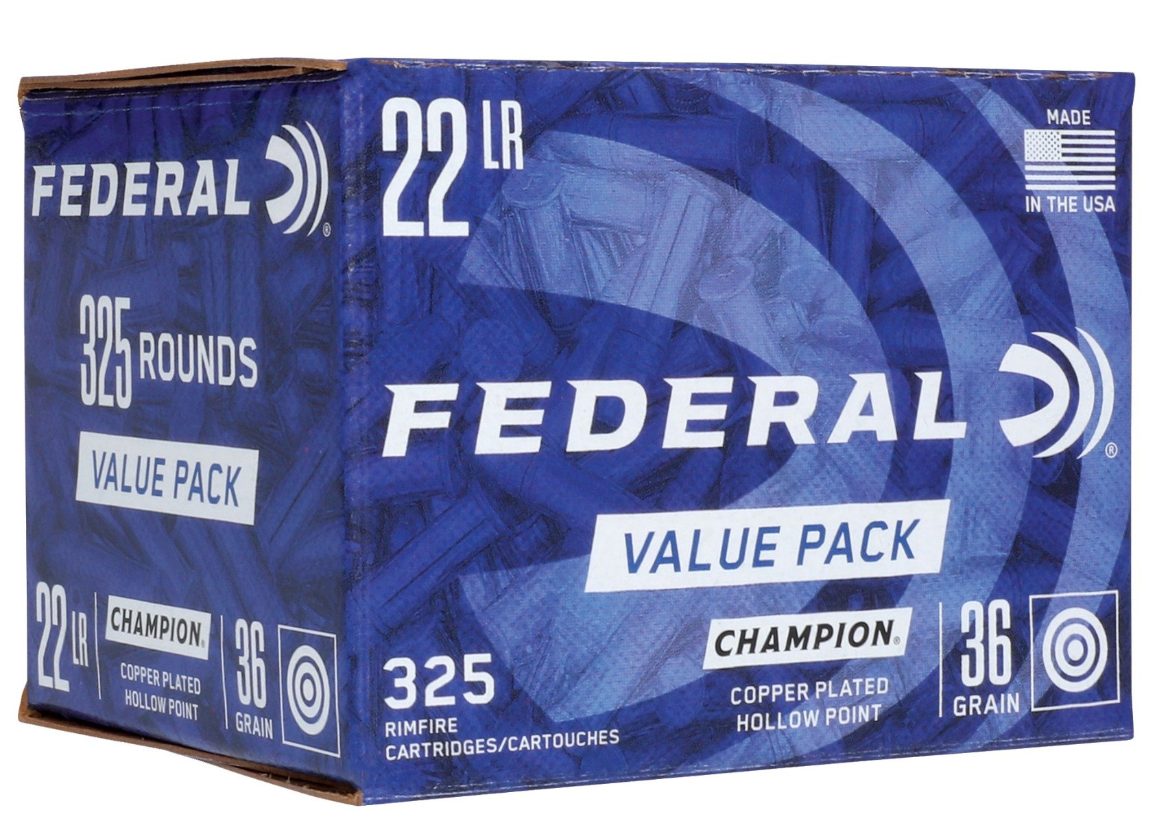 22 Lr Fed Copper Plated 36 Grain