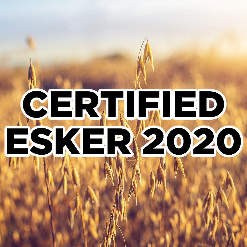 Cert Esker 2020 Seed Oats 50#
