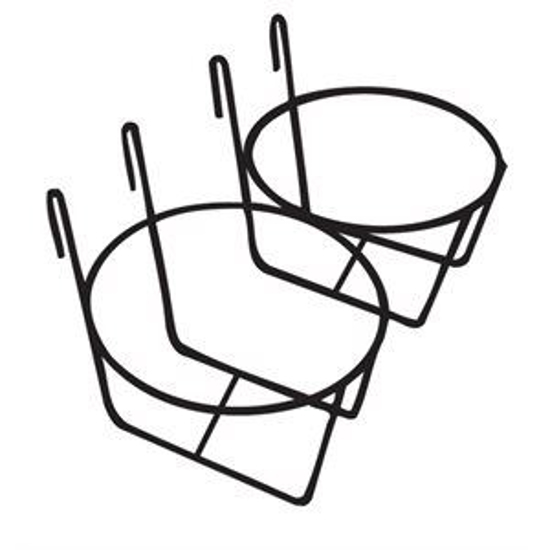 Pail Holder Wire Mount Double