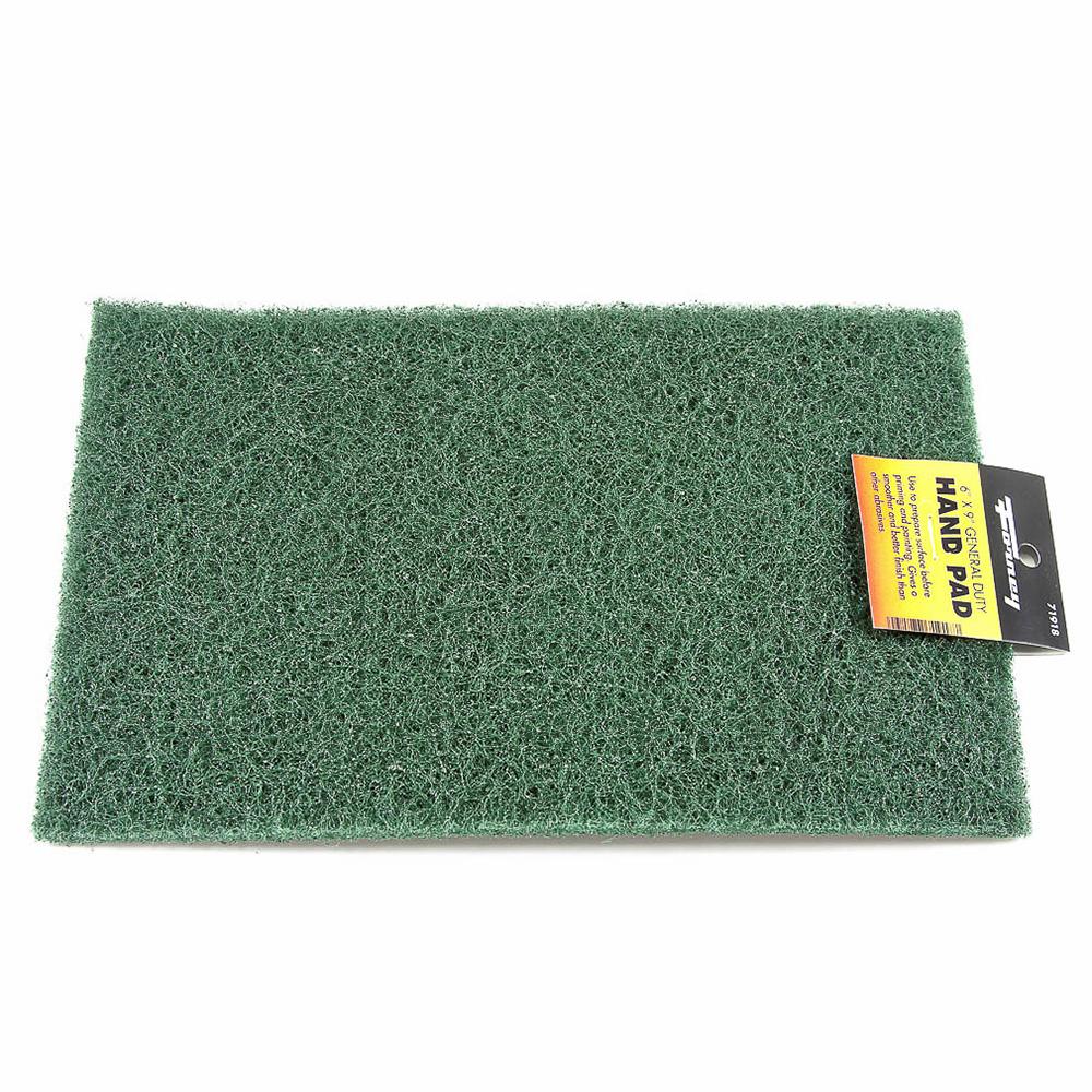 9" x 6" Green Hand Pad