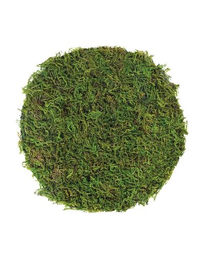 Round Mossy Table Setting