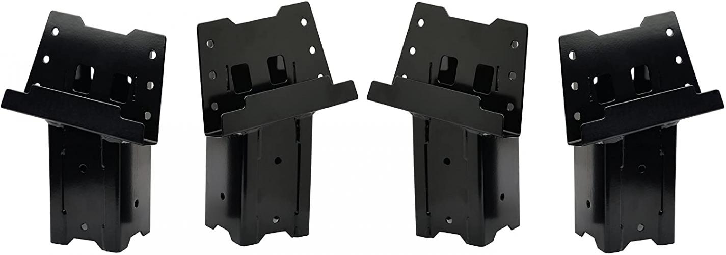 4x4 Steel Blind Post Bracket 4pk