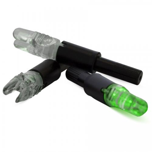 Illuminated Nock - Green - 3pack