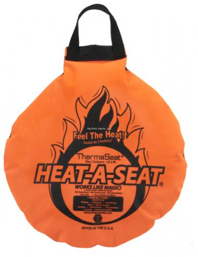 Heat-A-Seat Blaze Orange & Black