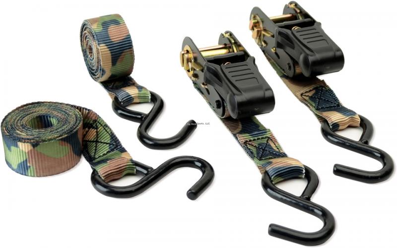 4PK Camoufage Ratchet Tie Down