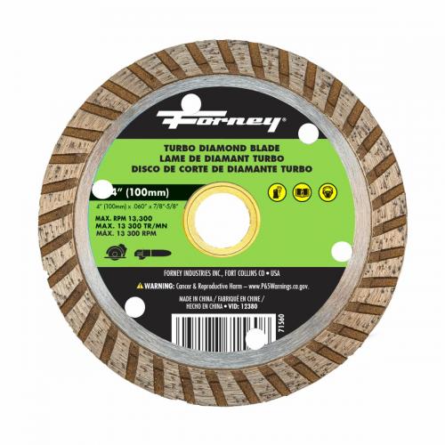 4" Turbo Diamond Cut-Off Blade