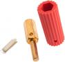 Sure Grip Plug Male Red Sleeve