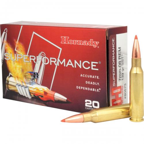7mm-08 Hornady 139gr Sst