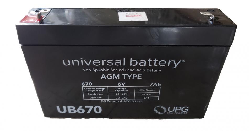 6v Battery For S-17 Gallagher