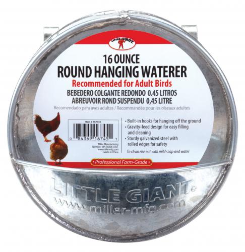 Galv Bucket Poultry Waterer gal