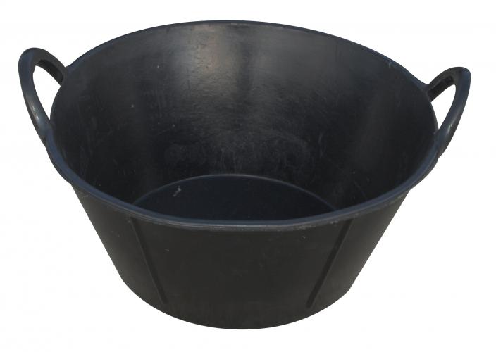 6-1/2GAL Rubber Tub with Handles