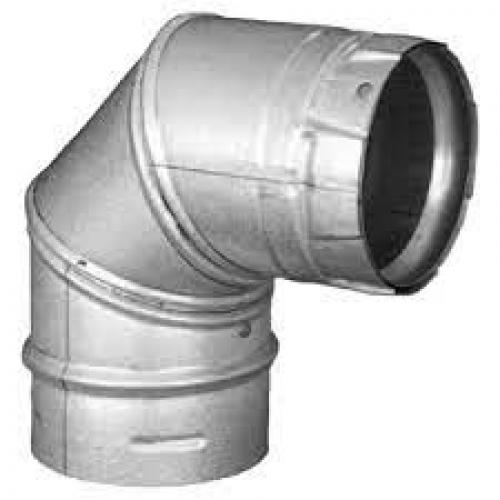 4" 90 Corn/Pellet Elbow Galv