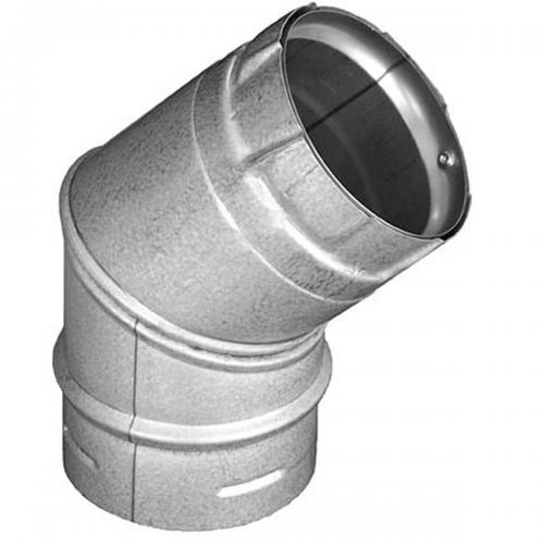 3" 45 Degree Pellet Vent Elbow