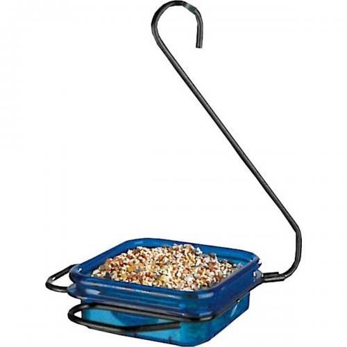 10-Oz Blue Hanging Dish Feeder