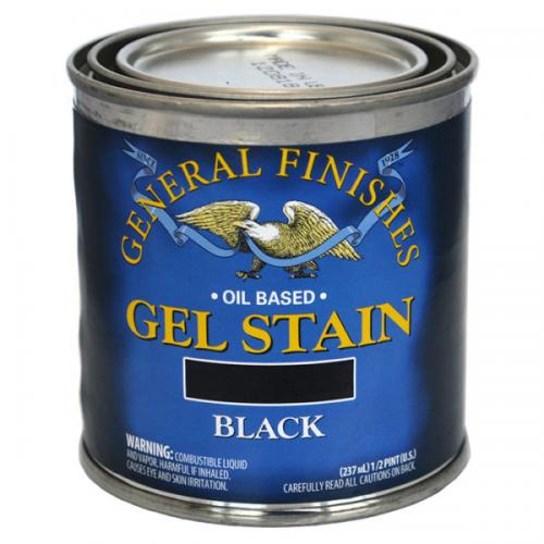 Gel Stain Black 1/2 PT