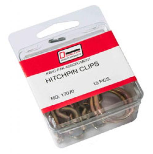 Hitch Pin Clip Asst, 15 Ea