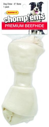 6-7" Premium Beefhide Dog Bone