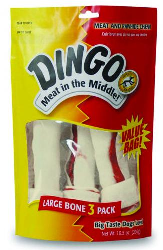 3PK Dingo Dog Bone 10.5OZ